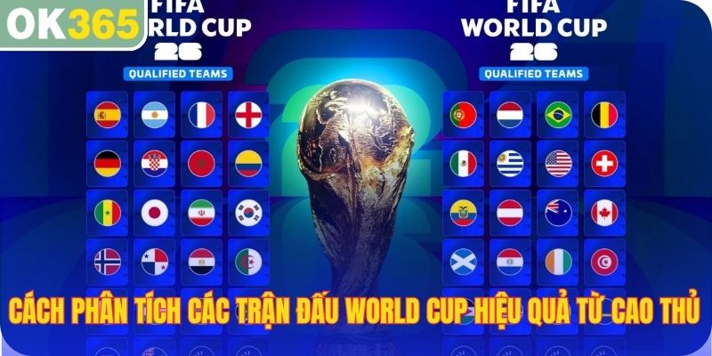 Cách phân tích các trận đấu World Cup hiệu quả từ cao thủ